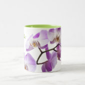Customizable Mom Orchid Zweifarbige Tasse (Mittel)