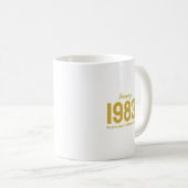Customizable month year text legend gift kaffeetasse (VorderseiteRechts)