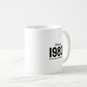 Customizable month year text legend gift kaffeetasse (VorderseiteRechts)