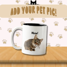 Customizable Mug For Pet Lovers! Zweifarbige Tasse