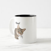Customizable Mug For Pet Lovers! Zweifarbige Tasse (Vorderseite Links)