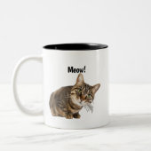 Customizable Mug For Pet Lovers! Zweifarbige Tasse (Links)