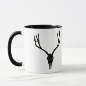 Customizable Mule Deer Skull Tasse (Links)