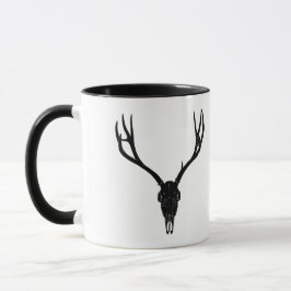 Customizable Mule Deer Skull Tasse