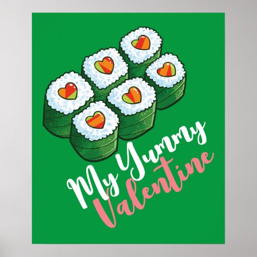 Customizable "My Yummy Valentine" Poster (Vorne)