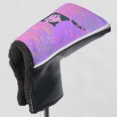 Customizable Name Golf Girl Lavender Daydream Golf Headcover (3/4 Vorderseite)