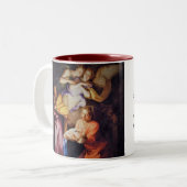 Customizable Nativity Prayer Mug Zweifarbige Tasse (Vorderseite Links)