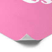 Customizable Never Give Up on Love Poster (Ecke)