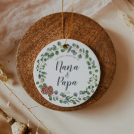 Customizable Nicknames First Xmas as Oma Keramik Ornament