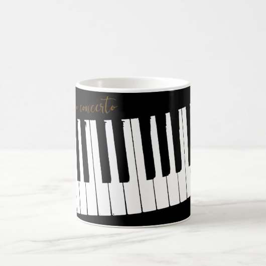 Customizable No Coffee No Concerto Kaffeetasse (Mittel)