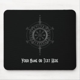 Customizable Norse Motif Mouse Pad Mousepad