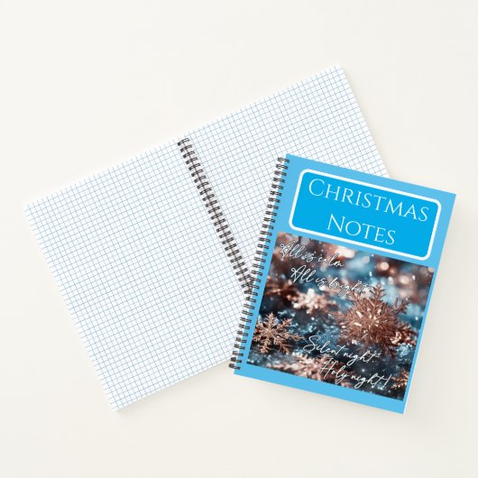 Customizable notebook, Christmas design, Christmas Notizblock (Innenseite)