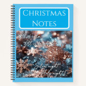 Customizable notebook, Christmas design, Christmas Notizblock (Vorderseite)