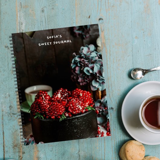 Customizable notebook for pastry recipes notizblock