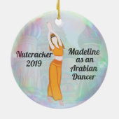Customizable Nutcracker Ornament - Arabian Dancer (Hinten)