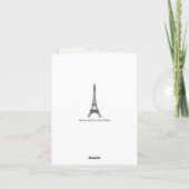 Customizable_Paris_Eiffel Turm Karte (Rückseite)