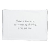 Customizable Patron Saint (St. Elizabeth) Kissenbezug (Rückseite)