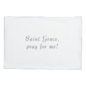 Customizable Patron Saint (St. Grace) Kissenbezug (Rückseite)