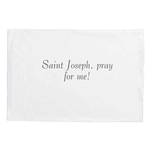 Customizable Patron Saint (St. Joseph) Kissenbezug (Rückseite)