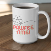 Customizable PawFee Time Kaffeetasse