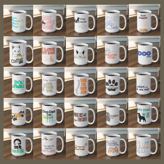 Customizable Paws First Then Coffee Kaffeetasse