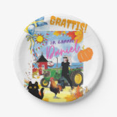 Customizable Personalisated Birthday Design Pappteller (Vorderseite)