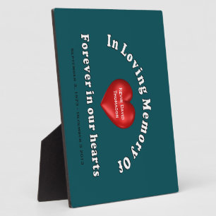 Customizable Personalized Memorial Fotoplatte