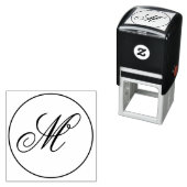 Customizable Personalized Monogram Stylish Permastempel (Beispiel)