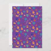 Customizable Pet Birthday Party Invitation Einladung (Rückseite)