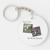 Customizable Pet Photo Keychain Schlüsselanhänger (Vorderseite)