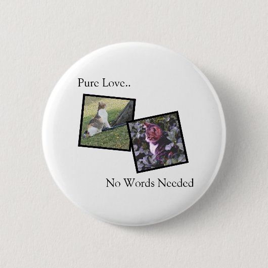 Customizable Pet Pin Button (Vorderseite)