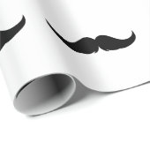 Customizable Petite Handlebar Moustache Geschenkpapier (Rolleneckpunkt)