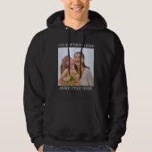 Customizable Photo & Text Hoodie, Your Design Here Hoodie (Vorderseite)