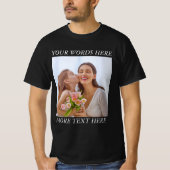 Customizable Photo & Text Tee — Your Design Here (Vorderseite)