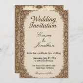 Customizable Photo Wedding Invitation Card Einladung (Vorne/Hinten)