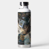 Customizable Photography Fisherman´s Gear Retro Trinkflasche (Rechts)