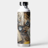Customizable Photography Fisherman´s Gear Retro  Trinkflasche (links)