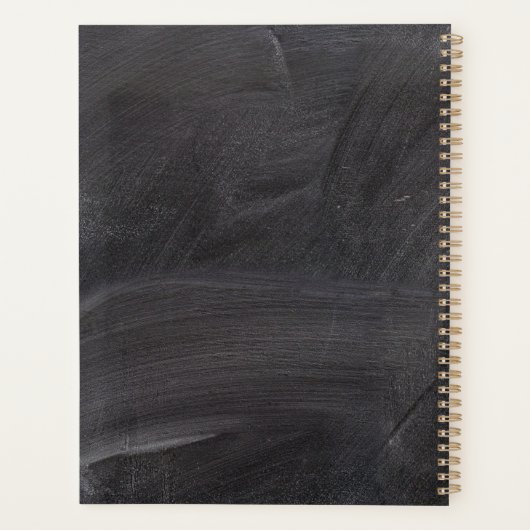 Customizable Phrase Coffee. Crochet. Repeat. Planer (Rückseite)