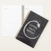 Customizable Phrase Coffee Teach Repeat Planer (Anzeige)