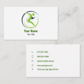 Customizable physical therapist physio chiro visitenkarte (Vorne/Hinten)