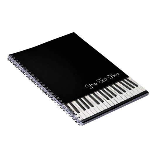Customizable Piano Notebook Notizblock (Rechte Seite)