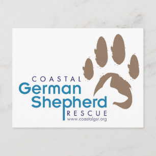 Customizable Postcard - Coastal German Shepherd Postkarte