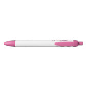 Customizable Pretty Petals Floral Pen Kugelschreiber (Rückseite)