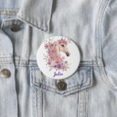 Customizable Pretty Ponies and Petals Button (Beispiel)