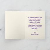 Customizable Pretty Ponies and Petals Horse  Karte (Innenseite)