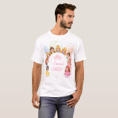 Customizable Princess Birthday T-Shirt for Dad (Vorne ganz)