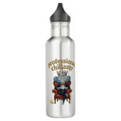 Customizable Professional chillaxer Monkey Edelstahlflasche (Links)