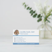 Customizable Professional Veterinarian  Visitenkarte (Stehend Vorderseite)