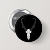 Customizable Pronghorn Skull Button (Vorne & Hinten)