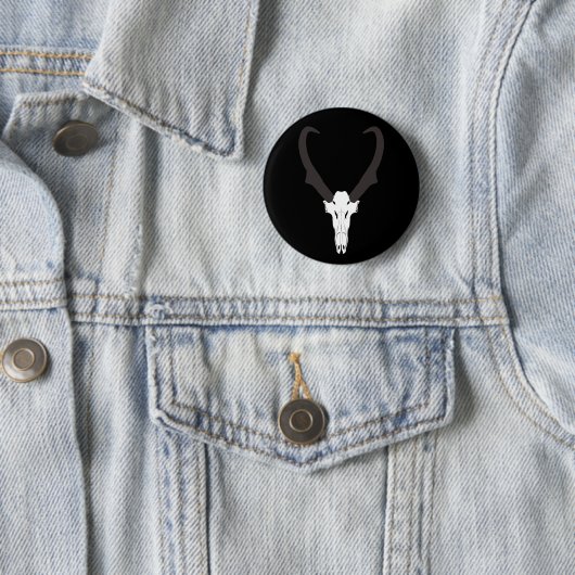 Customizable Pronghorn Skull Button (Beispiel)